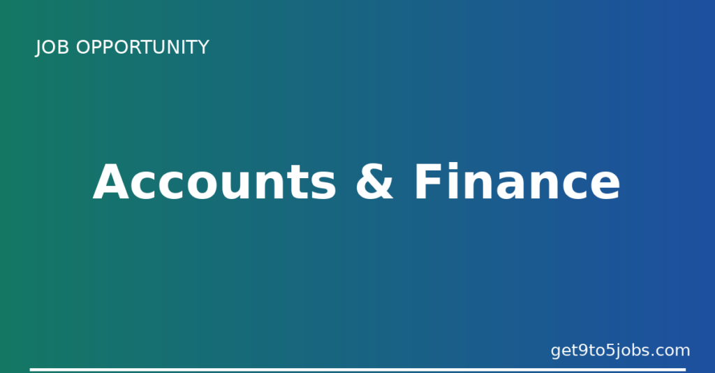 Accountant at WTA Group | Accounts & Finance Jobs | June 2026